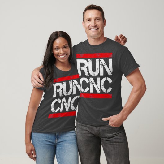 Runcnc Funny cnc programmeur T-shirt (Unisex)
