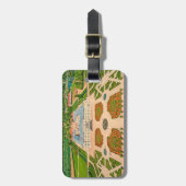 Rundāle Palace Letland gestileerd Bagagelabel (Voorkant verticaal)