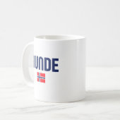 RUNDE Noorwegen Koffiemok (Voorkant links)