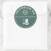 Runder Aufkleber TR-Freun.de Ronde Sticker (Tas)