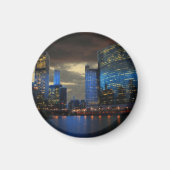 Runder Magnet Chicago Magneet (Voorkant)