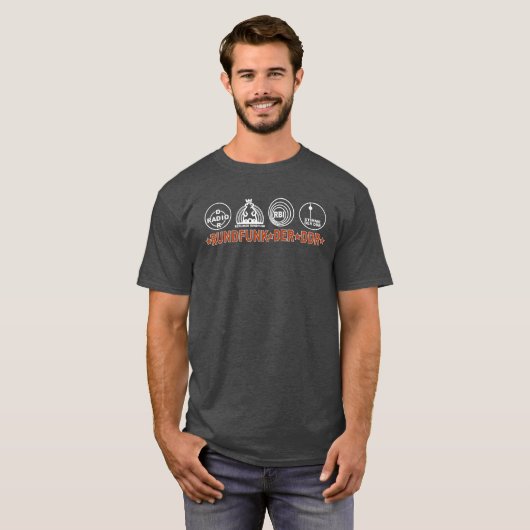 RUNDFUNK DER DDR T-SHIRT (Voorkant volledig)