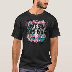 Rundhuid Stier Schedel Je Bent Niet Met Me Opgezad T-shirt