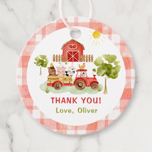 Rundvee Bedankjes Labels (Voorkant)