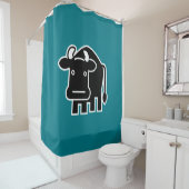 Rundvee Douchegordijn (In situ)