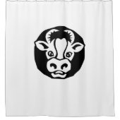 Rundvee Douchegordijn (Voorkant)