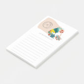 Rundvee en gietijzer Tas, gemorst Post-it® Notes (Schuin)