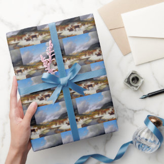 Rundvee kudde in de bergen ten noorden van Røros Cadeaupapier