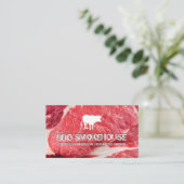 Rundvee Logo | Steak Visitekaartje (Staand voorkant)