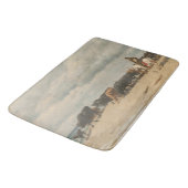 Rundvee naast het Zee (door Eugène Burnand) Badmat (Gekanteld)