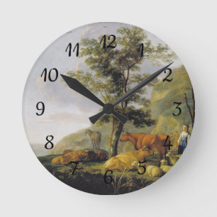 Rundvee nabij de Aelbert Cuyp Ronde Klok