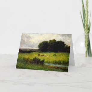 Rundvee nabij Stream - Edward Mitchell Banister Kaart