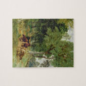Rundvee op een Devonshire Lane Legpuzzel (Horizontaal)