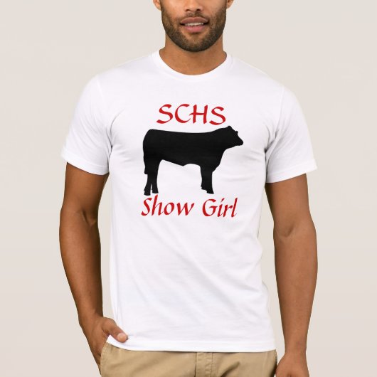 Rundvee, SCHS, Show Girl T-shirt (Voorkant)