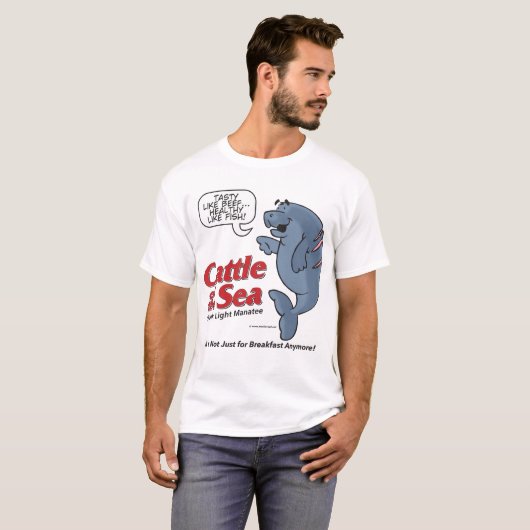 Rundvee van het Zee - Max Manatee T-shirt (Voorkant volledig)