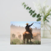 Rundveer Briefkaart (Staand voorkant)