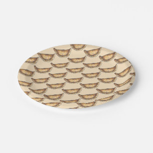 Rundvlees Empanadas Spaans-Latijns-Amerikaanse voe Papieren Bordje