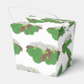 Rundvlees en Broccoli-Chinees Takeaway Takeout Foo Bedankdoosjes (Achterkant)