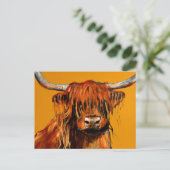 Rundvlees en mosterd briefkaart (Staand voorkant)