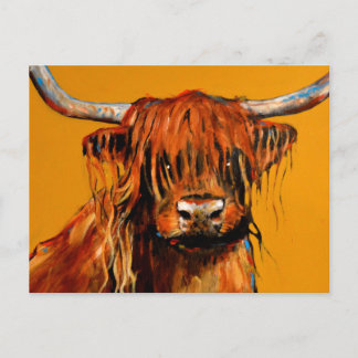 Rundvlees en mosterd briefkaart