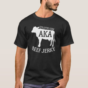 Rundvlees Jerky Grap Epileptische Koe T-shirt