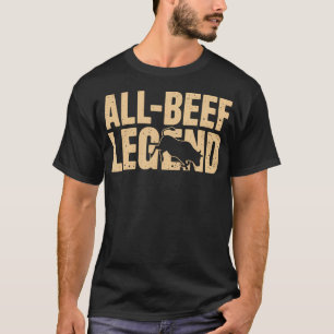 Rundvlees Legende Vleeseters Rundvlees Voedsel Kok T-shirt
