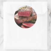 rundvlees ronde sticker (Tas)