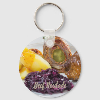 Rundvlees Roulade met aardappelen en keuken van ro Sleutelhanger