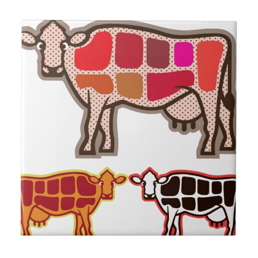 Rundvlees Tegeltje (Voorkant)