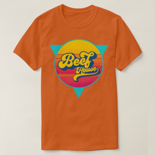 Rundvleeshuis T-shirt (Design voorkant)