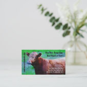 Rundvleesras of -Boerderij Visitekaartje (Staand voorkant)