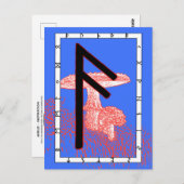 Rune Ansuz - Carte Postale Inspiration (Devant / Derrière)