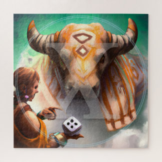 Rune Art Puzzel ᚷ | Angelsaksische Viking runen Legpuzzel