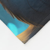 Rune Blue Cat Fleece Deken (Hoek)