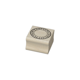 Rune Cirkel [00. blanco] Rubberstempel