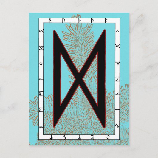 Rune Dagaz - Carte postale de pointe (Devant)