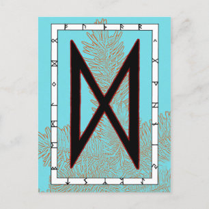 Rune Dagaz - DoorbraakBriefkaart Briefkaart