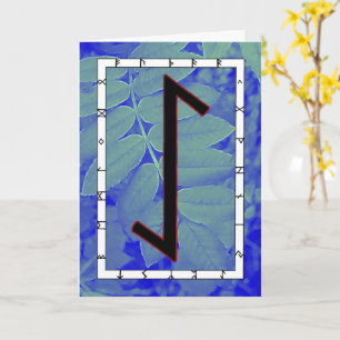 Rune Eihwaz – Volharding in het midden Kaart