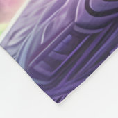 Rune Green Cat Fleece Deken (Hoek)