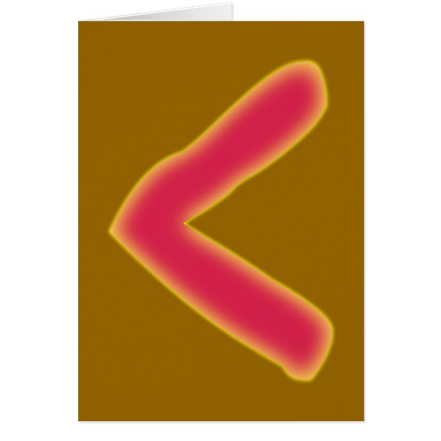 rune Kenaz futhark (Voorkant)