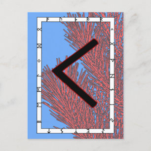 Rune Kenaz - Knowledge Briefkaart