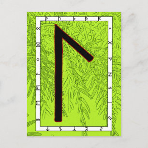 Rune Laguz - VIE ! Carte postale