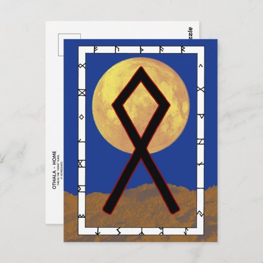 Rune Othala - Carte Postale - Accueil (Devant / Derrière)