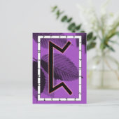 Rune Perthro - Karma Briefkaart (Staand voorkant)