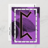 Rune Perthro - Karma Briefkaart (Voorkant / Achterkant)