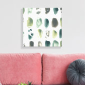 Rune Stone - Green Canvas Afdruk (Insitu (Woonkamer))