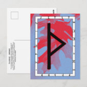 Rune Thurisaz - Carte Postale Défense (Devant / Derrière)