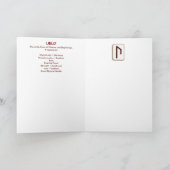 Rune Uruz - Wisdom Kaart (Binnen)