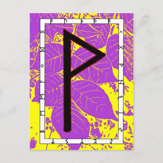 Rune Wunjo - Joy! Briefkaart (Voorkant)