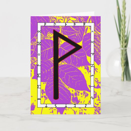 Rune Wunjo - Joy! Kaart (Voorkant)